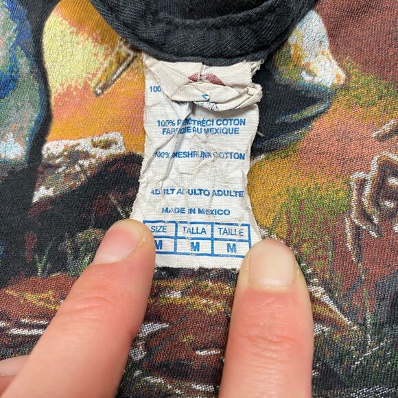 Iron Maiden The Trooper Eddie 2010 Boxy Cropped Tee Shirt Medium Punk Y2K - Picture 7 of 9